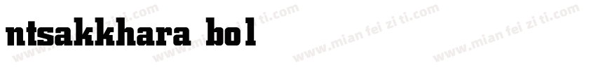 ntsakkhara bold字体转换